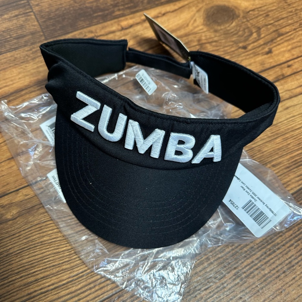 Zumba Fitness Black Visor Hat